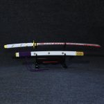 سيف آمي نو هاباكيري الأبيض الخاص بأودين مصنوع يدوياً من الخشب الطبيعي - Ame no Habakiri Wood Katana Replica Kozuki Oden Wano