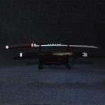 سيف تانجيرو كامادو بلهب الشمس من الخشب الطبيعي - Tanjiro Nichirin Wood Replica Sun Breathing Fire Katana