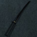 Forest Phantom Katana - Epic Black & Green Stripe Wooden Blade - Image 4