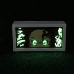 Kamado Tanjiro LED Lightbox - Demon Slayer 3D Shadow Box Anime Night Light - Image 3