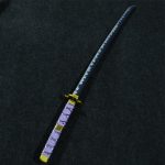 Luffy’s Nidai Kitetsu Wooden Katana - One Piece Wano Arc Natural Wood Sword - Image 4