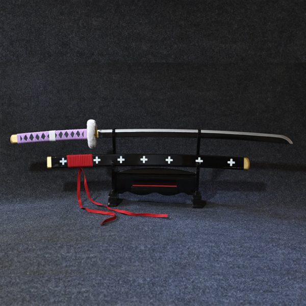 سيف كيكوكو الخاص بترافلجار لاو مصنوع يدوياً من الخشب الطبيعي - Kikoku Katana Wood Replica Trafalgar Law One Piece