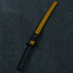 Dark Marble Shadow - Epic 104cm Deep Brown Silver Wooden Blade - Image 2