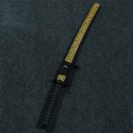 Samurai Katana Sovereign Marble - Epic Light Brown 104cm Silver Wooden Blade - Image 2