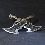 Ultimate Blades of Chaos Wood Replica: #1 Legendary Kratos Twin Blades - Brutal Exquisite Decor