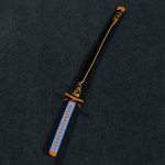 Kanae Kocho’s Flower Nichirin Sword - Demon Slayer Black  Wooden Katana Replica - Image 2