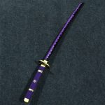 Enma Purple Katana - Zoro One Piece Natural Wood Sword - Image 3