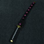 Shusui Wooden Katana - Zoro One Piece Black Blade Natural Wood Replica - Image 2