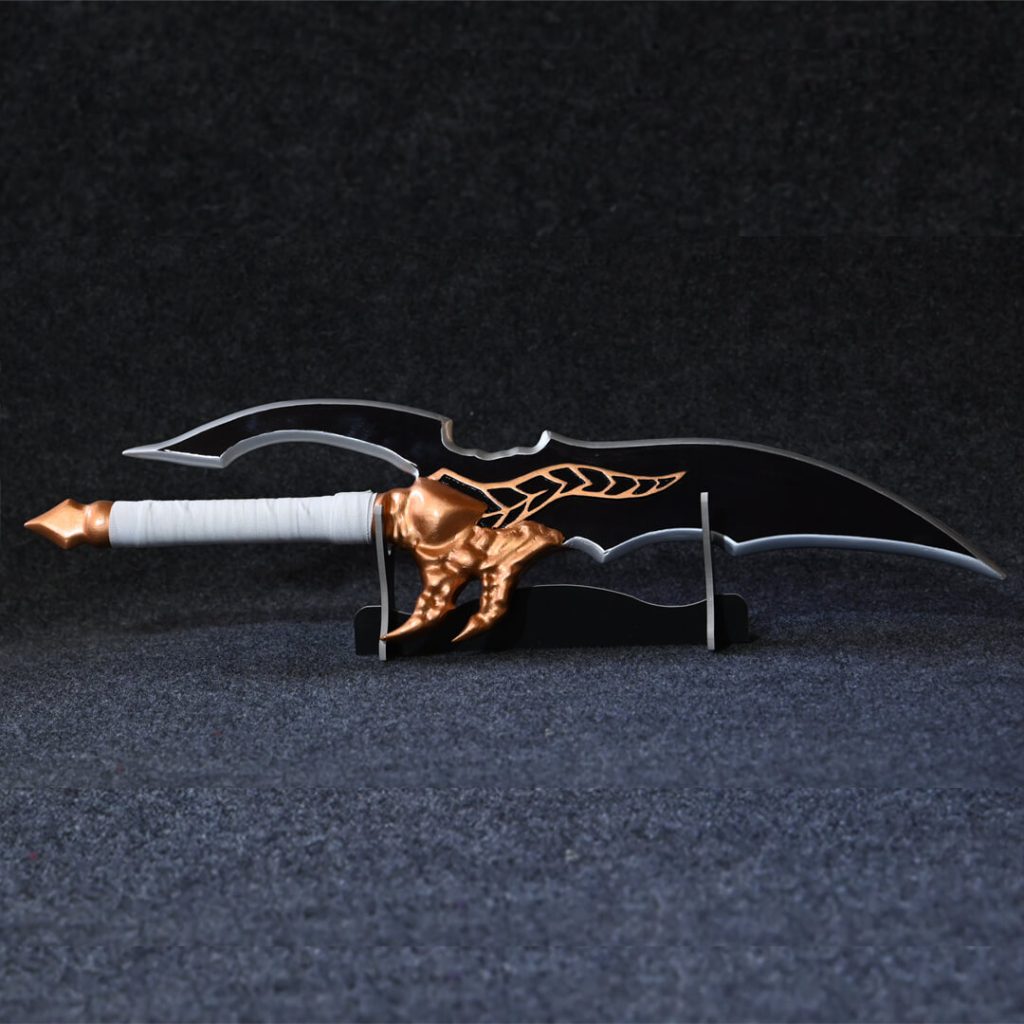 Ultimate Kasaka's Venom Wood Replica: #1 Legendary Solo Leveling Dagger - Sleek Exquisite Decor