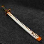 Shinobu Kocho’s Insect Nichirin (V2):White Wooden Wakizashi Edition - Image 2