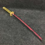 Yoriichi Tsugikuni Wooden MDF – Budget Demon Slayer Cosplay Sword (90cm) - Image 3