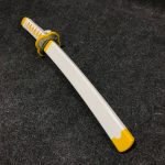 Zenitsu Agatsuma’s Thunder Nichirin:Wooden Tanto Edition - Image 2