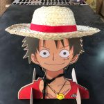 Original Luffy Straw Hat (One Piece Anime) – Natural Straw with Red Ribbon