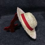 Original Luffy Straw Hat (One Piece Anime) – Natural Straw with Red Ribbon